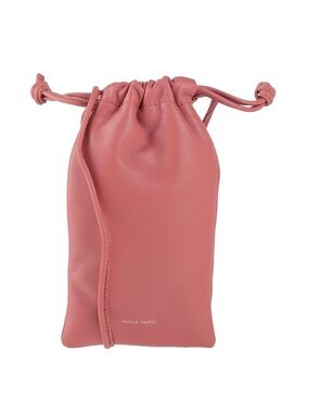 Mansur Gavriel Coral Pink Antique Rose Leather Drawstring Mini Bag NEW NWT